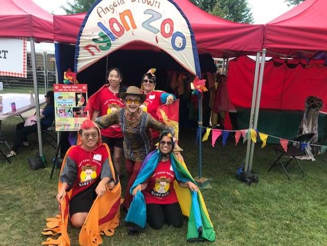 festival volunteers at nylon zoo