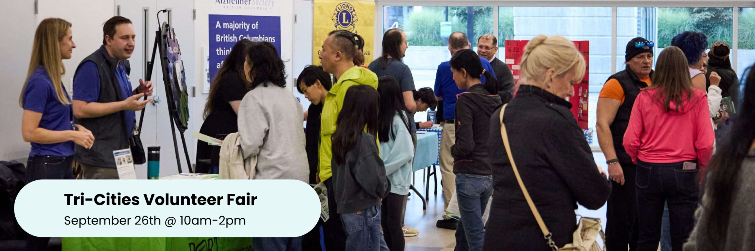Join us at the volunteer fair