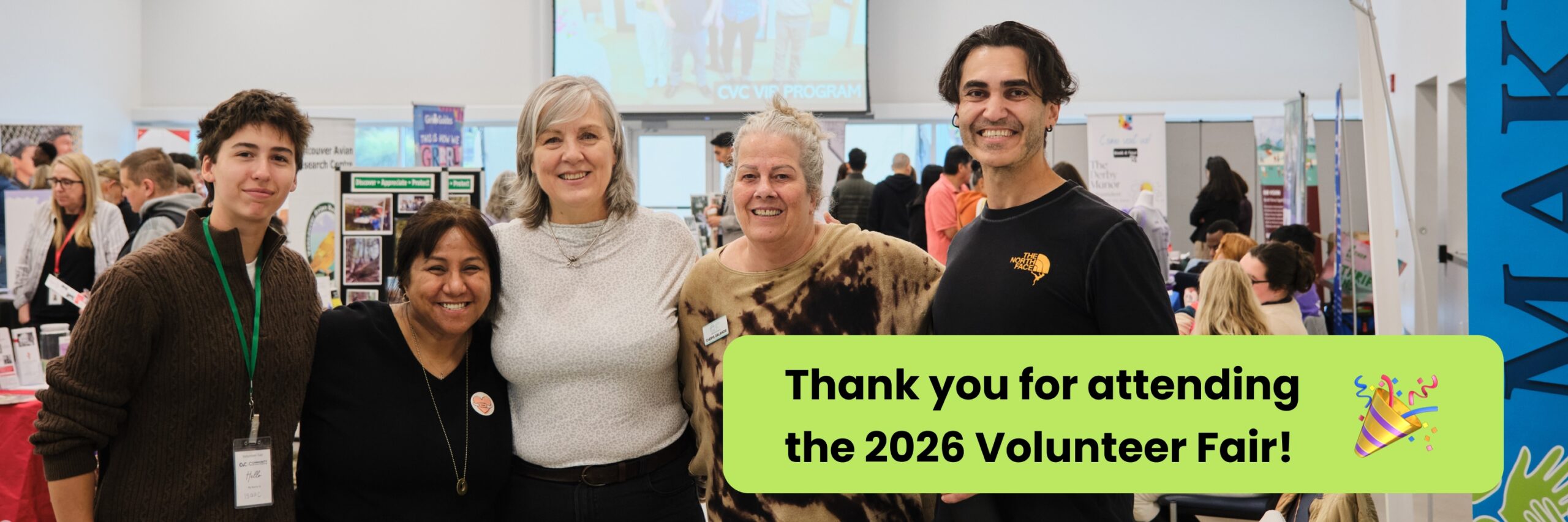 Thank you for attending the 2026 Volunteer Fair!